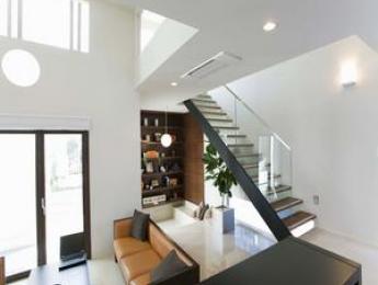 MLZ Living Room with Staircase